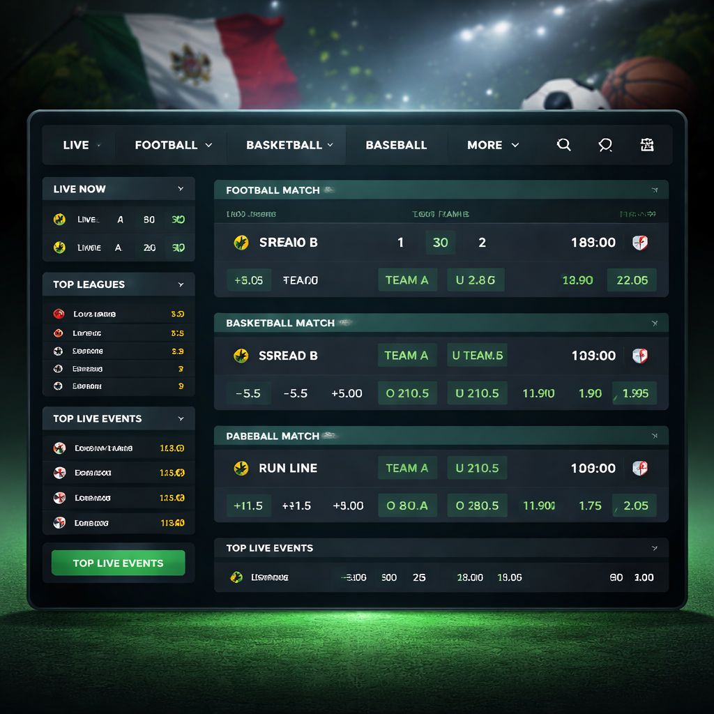 Resumen de apuestas deportivas VivaGana para jugadores en México