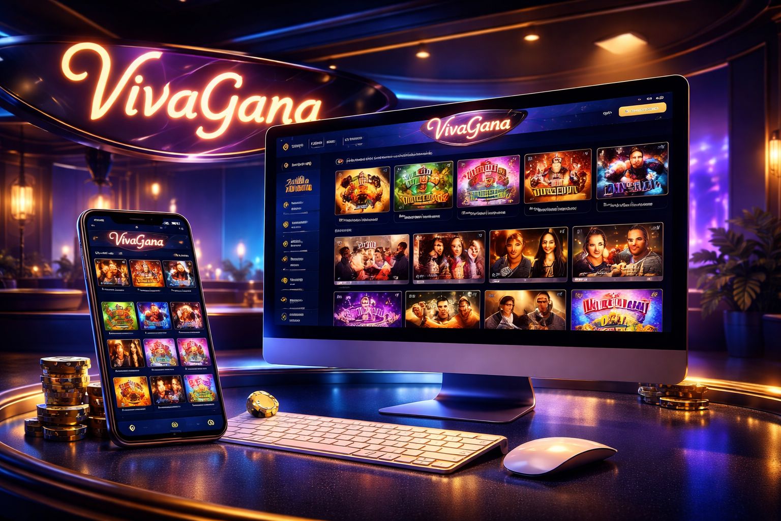Pantalla principal de juego de VivaGana Casino para jugadores en México